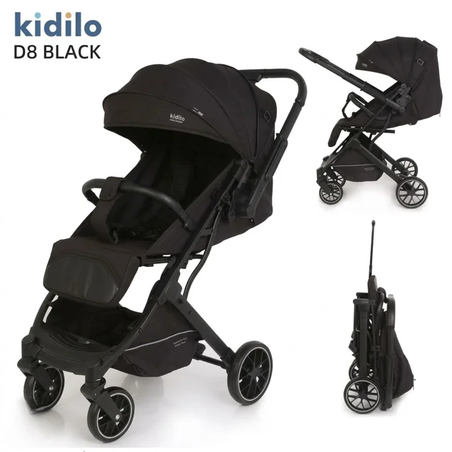 کالسکه مسافرتی رو به مادر شو کیدیلو مدل Kidilo D8 Full black